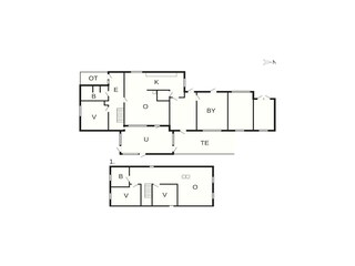 Vakantiehuis Mou Grondplan 48