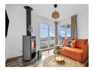 Haus am Strand - Kaminzimmer