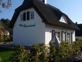 Ferienhaus Villa Ostseestrand, Terrasse mit Grill