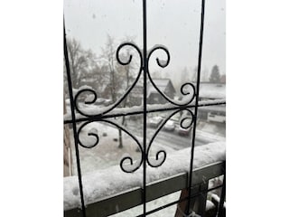 Snow balcony