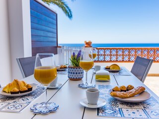 Terrasse im Erdgeschoss