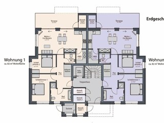 Ferienwohnung Hooksiel Grundriss 17