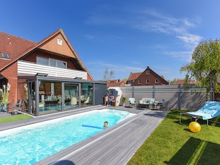 Pool mit Garten