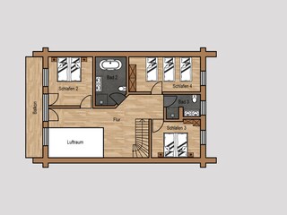 Casa per le vacanze Rettenberg Pianta del piano 30