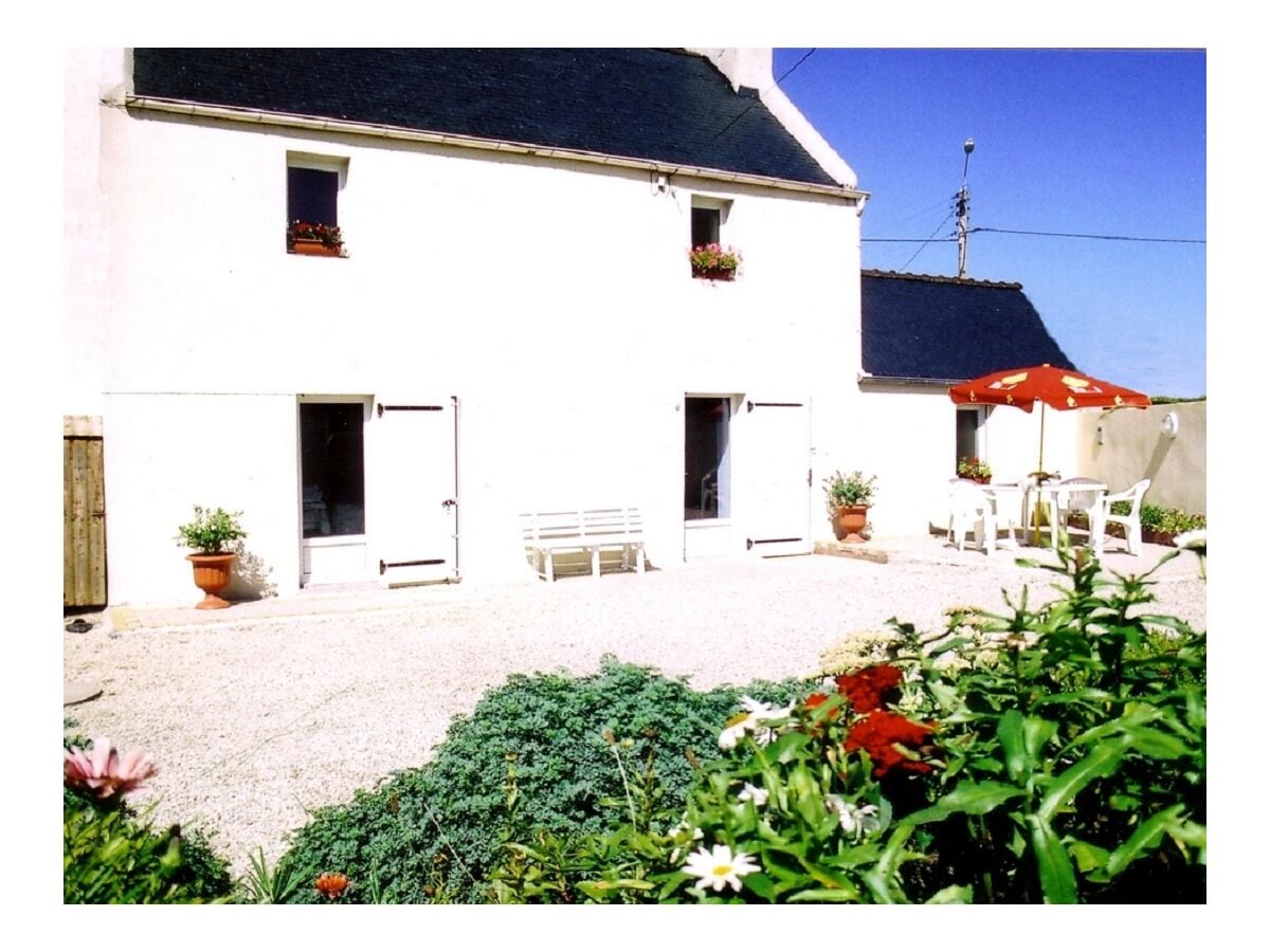 Fischerhaus Nähe des Strandes in Landeda, Bretagne