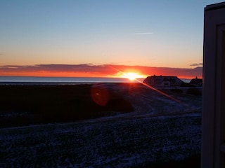 Sonnenaufgang im Winter aus dem Nautica-Domizil