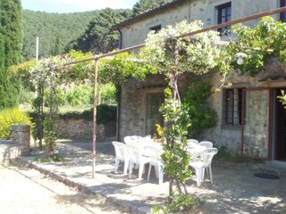 Terrasse mit Esstisch
