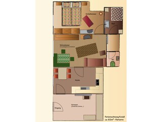 Appartamento per vacanze Schlitters Pianta del piano 21