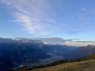 Sicht auf Grainau vom Wank aus