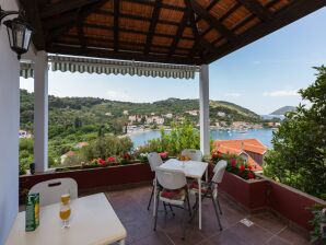 Apartments Miskovic - Studio Apartment with Balcony and Sea View (East) - Koločep - image1