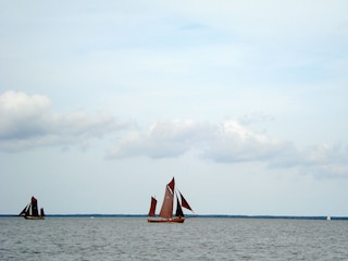 Zeesenboote auf dem Bodden