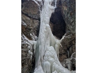 Breitachklamm bei Oberstdorf im Winter