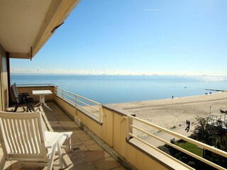 Südbalkon mit Meerblick