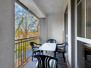 Blick vom Balkon