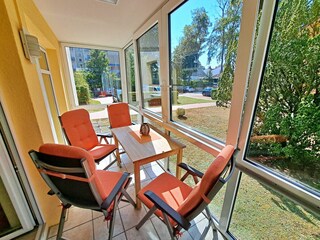 möblierter Wintergarten