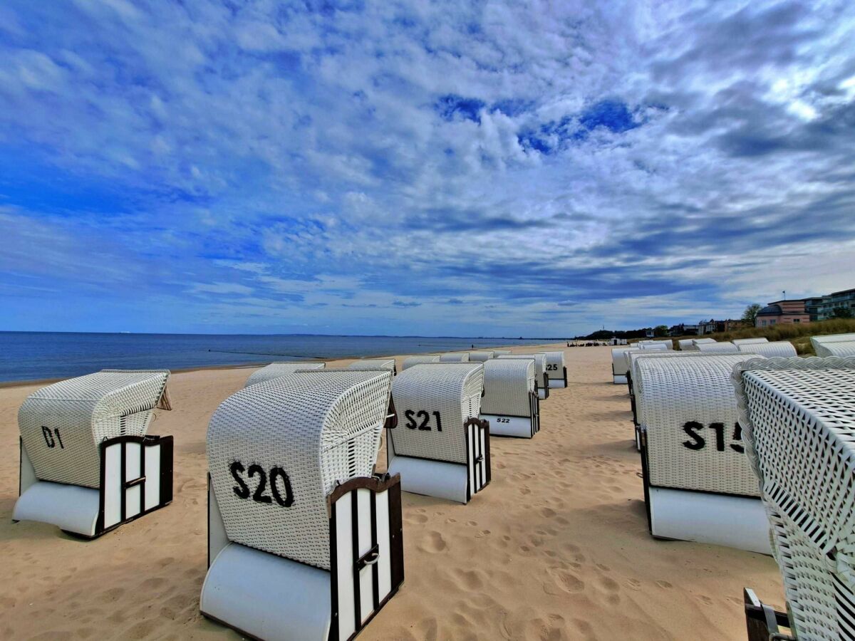 Strand mit Strandkörben