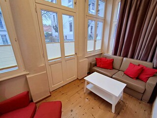 Wohnbereich / Veranda