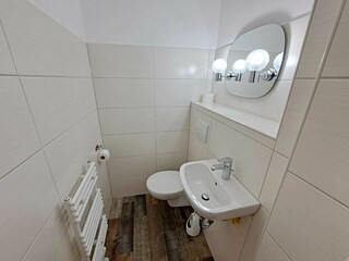 Gäste-WC im Erdgeschoss