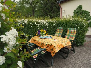 Sitzecke im Garten
