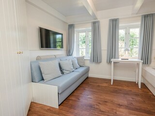 Dieses Schlafzimmer befindet sich im Erdgeschoss.