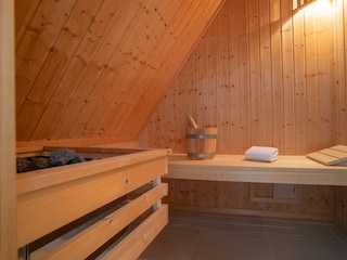 Relaxen Sie in der hauseigenen Sauna!