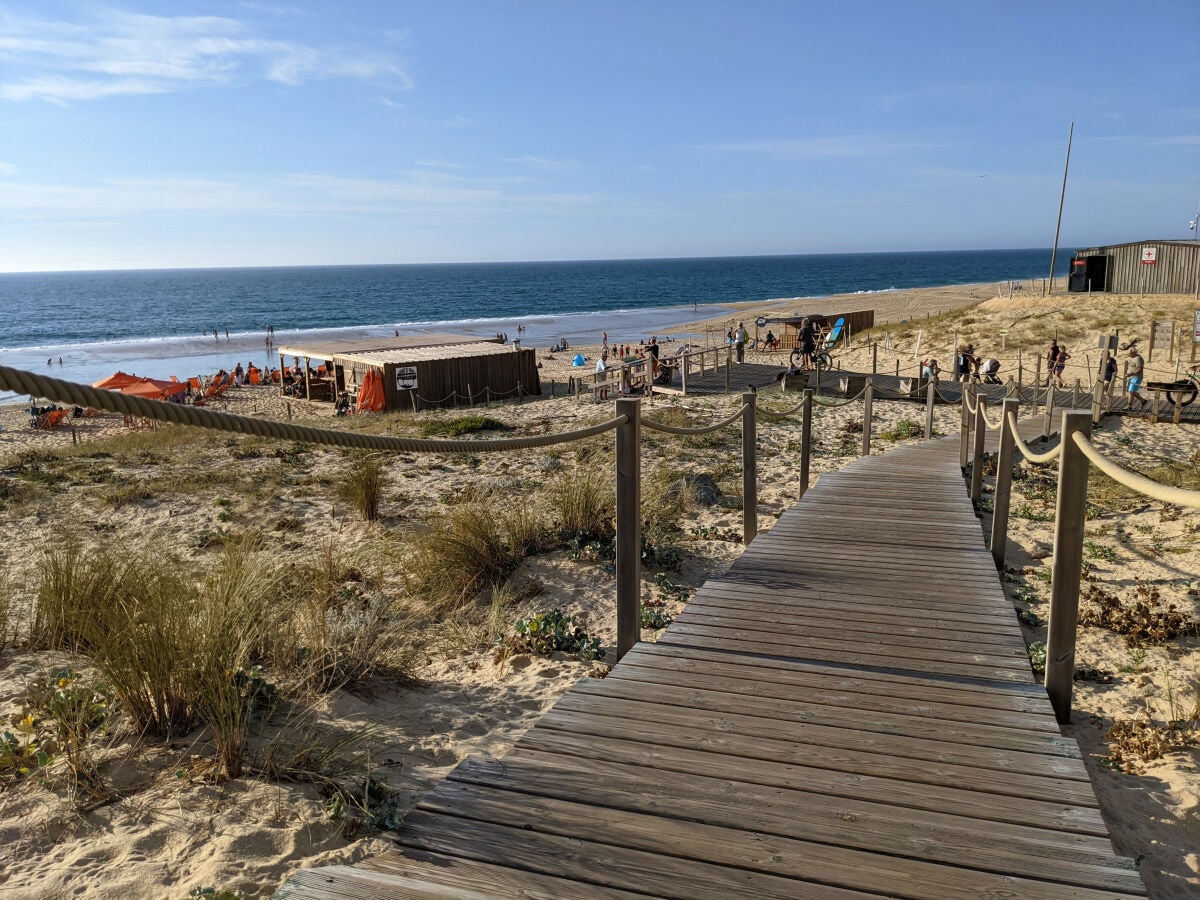 Nur noch wenige Meter über die Düne zum Strand...