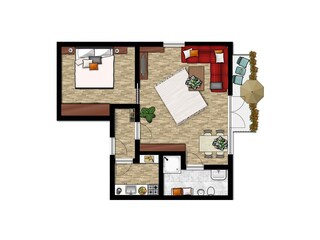 Appartamento per vacanze Immenstadt Pianta del piano 33