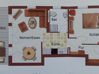 Ferienwohnung Nienhagen Grundriss 18