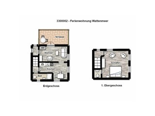 Apartamento de vacaciones Juist Plano de planta 13