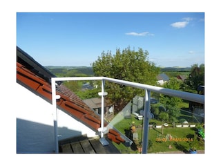 Blick von der Dachterrasse