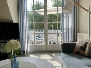 Blick auf den Balkon