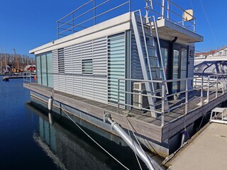 Hausboot Lübow Außenaufnahme 10