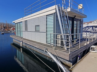 Hausboot Lübow Außenaufnahme 4