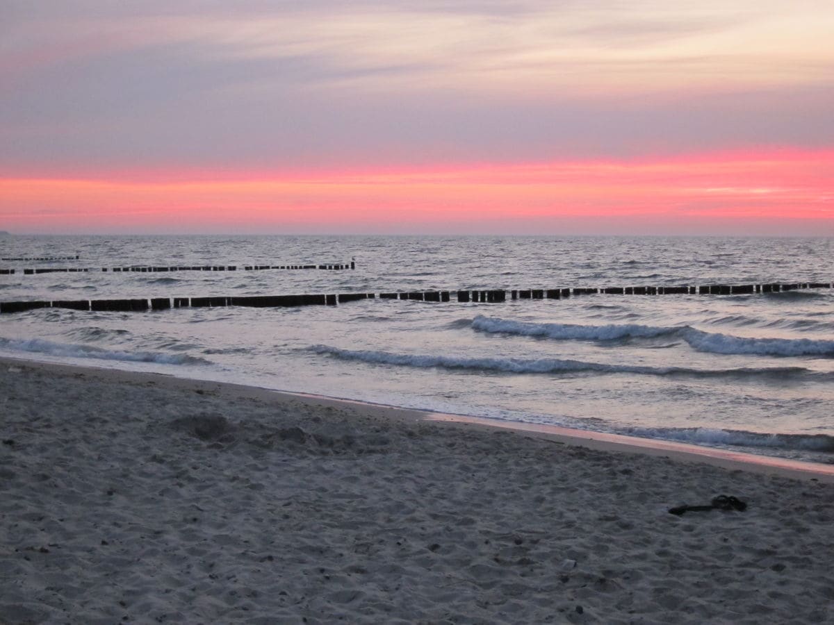 Abendstimmung am Strand in Börgerende