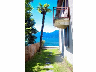 Teilansicht des Hauses