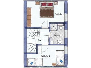 Vakantiehuis Greetsiel Grondplan 29