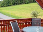 Balkon mit Blick in die Landschaft