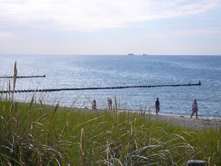 Spaziergänger am Zingster Strand