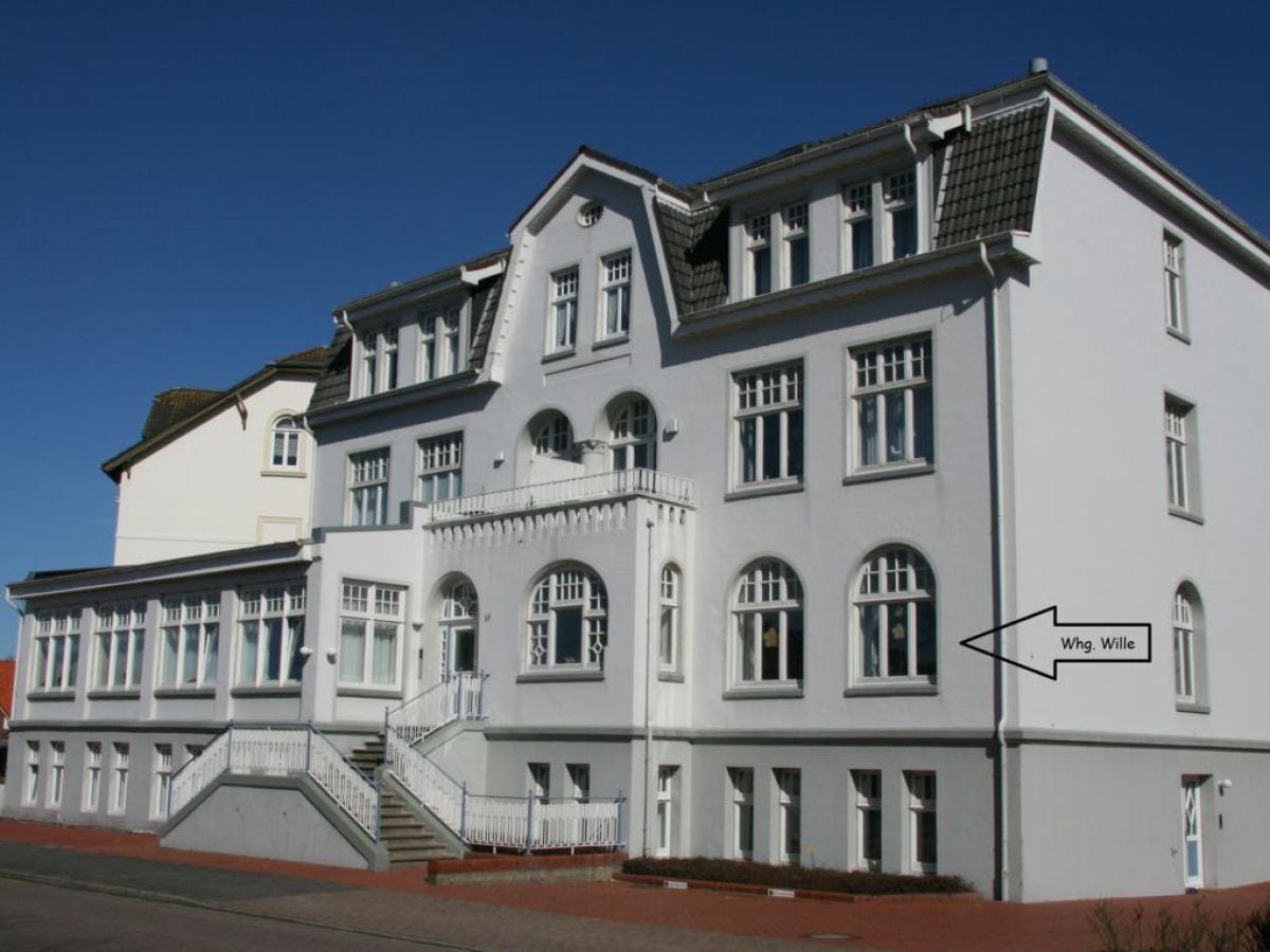 Strandvilla Möwennest - außen- Whg. Wille