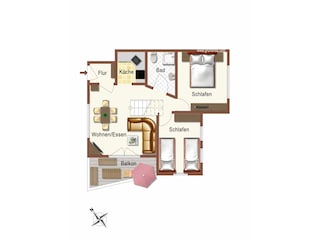 Holiday apartment Kühlungsborn-Ost Floor Plan 38