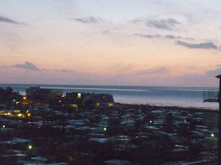 Abenddämmerung Blick von der Terrasse