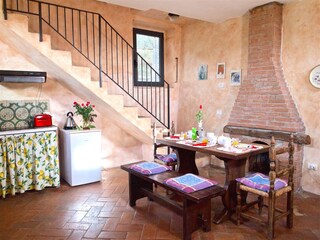 Living Room with Kitchen Corner