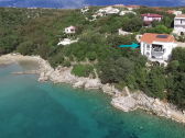 Villa by the sea, upper apartment marked with arrow
