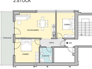 Appartamento per vacanze Lana Pianta del piano 41