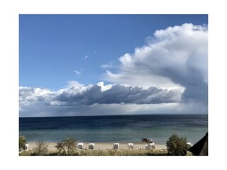 Strand gegenüber vom Strandhaus Haffkrug