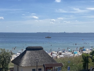 Strand gegenüber vom Strandhaus Haffkrug