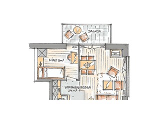 Holiday apartment Haffkrug Floor Plan 35