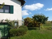 View of the house from the garden.