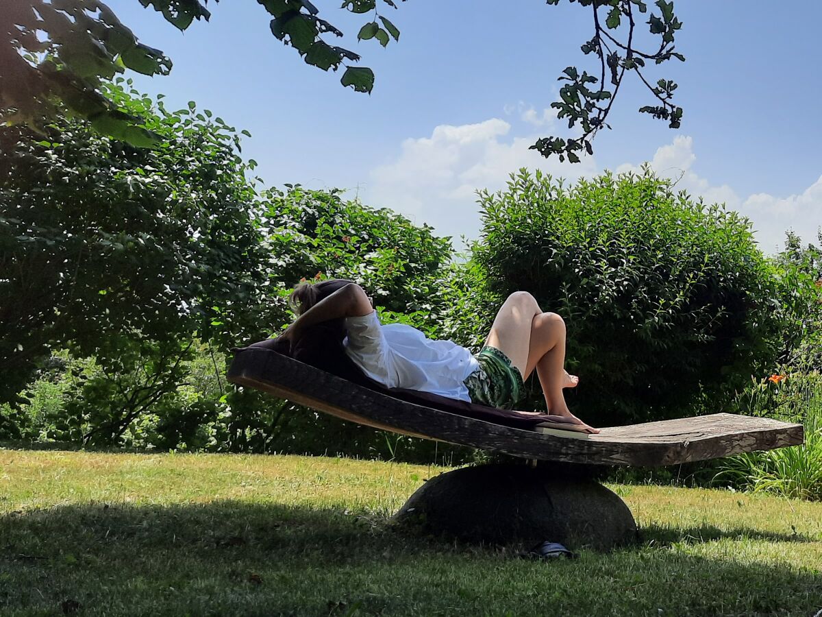 Entspannung auf der Relax- Liege