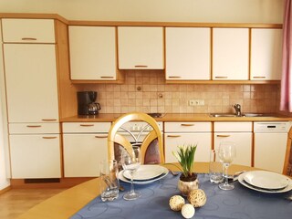 Appartamento per vacanze Fürth bei Kaprun Cucina 12
